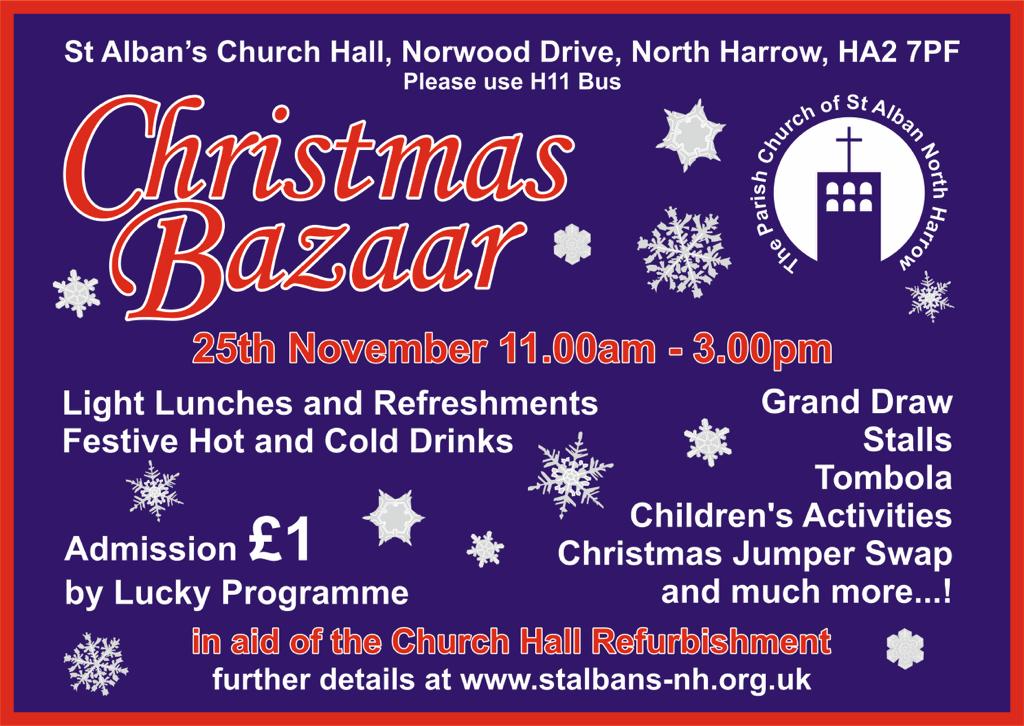 Christmas Bazaar - in North Harrow!
